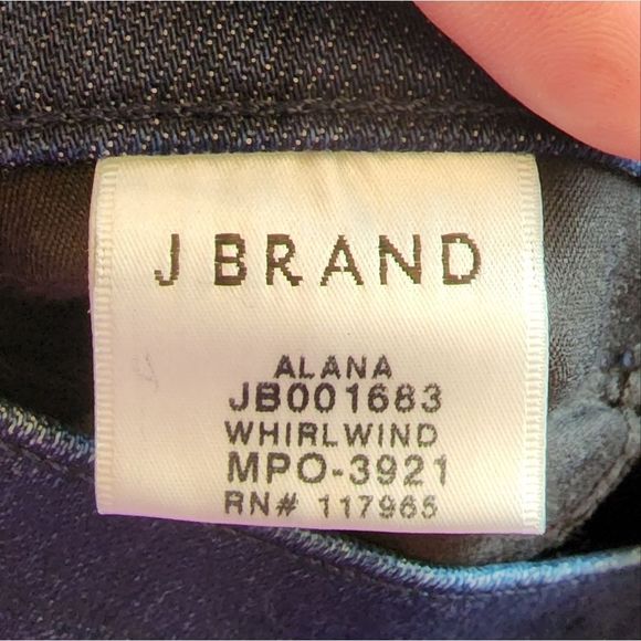 J. Brand Alana skinny exposed zipper Stretch‎ jeans size 28 - Picture 10 of 11